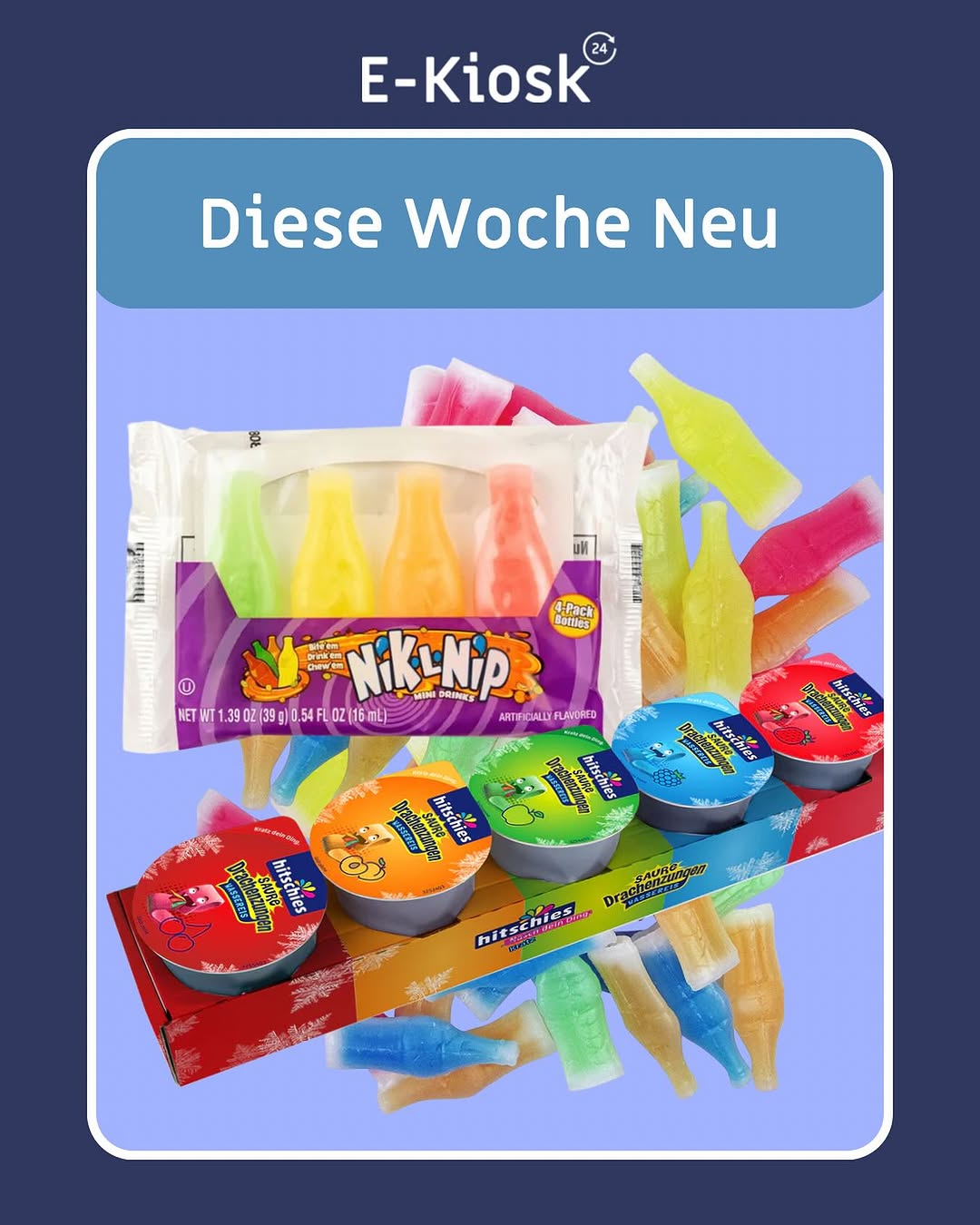 Nik-L-Nip und Hitschies Suesswaren im E-KIOSK 24
